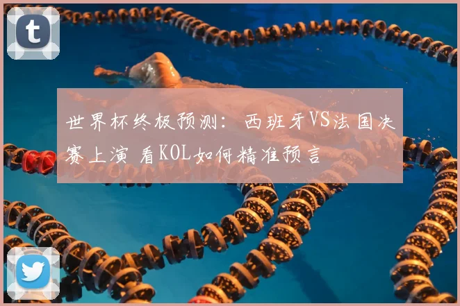 世界杯终极预测：西班牙VS法国决赛上演 看KOL如何精准预言